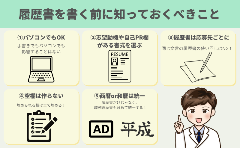 薬剤師転職 履歴書を書く前に知っておくべきこと